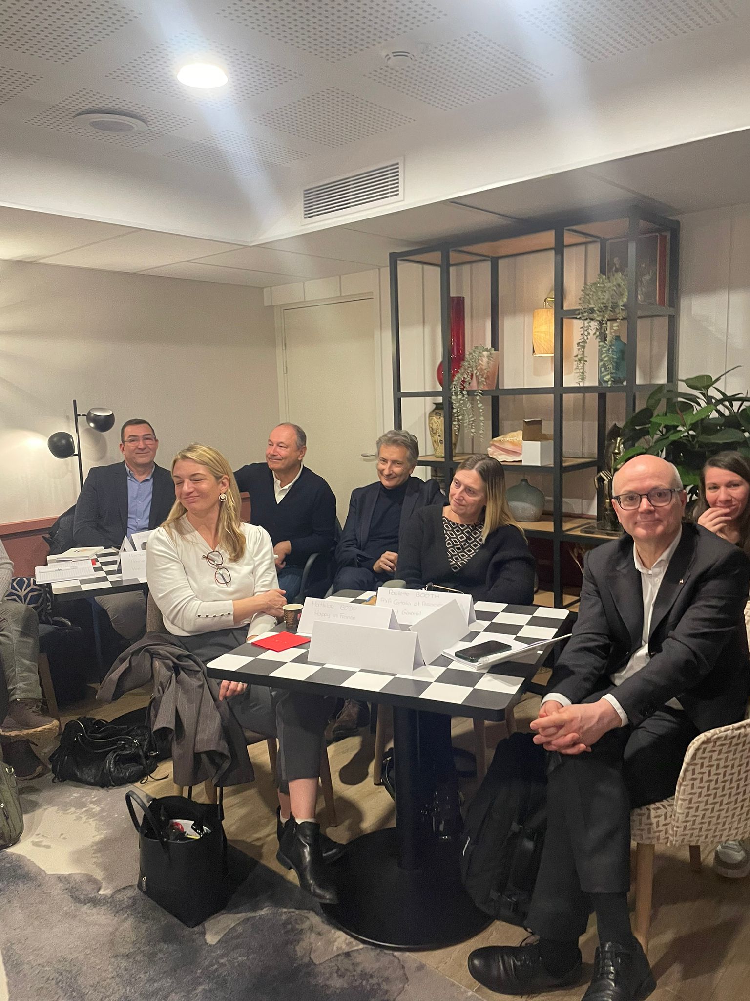 Participants réunis lors d'un événement